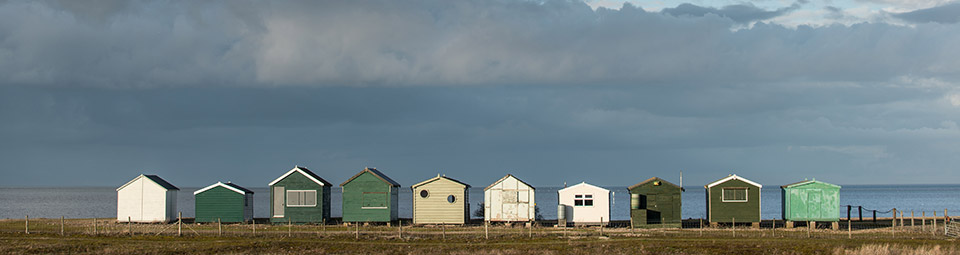 Beach huts